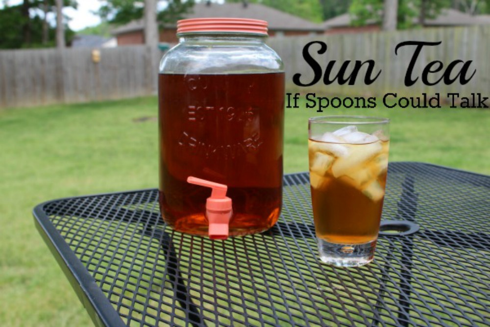 Sun tea is a refreshing drink on a hot summer afternoon.