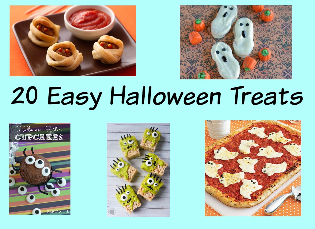 A round up of easy Halloween Treats that you can take to any party or enjoy at home.