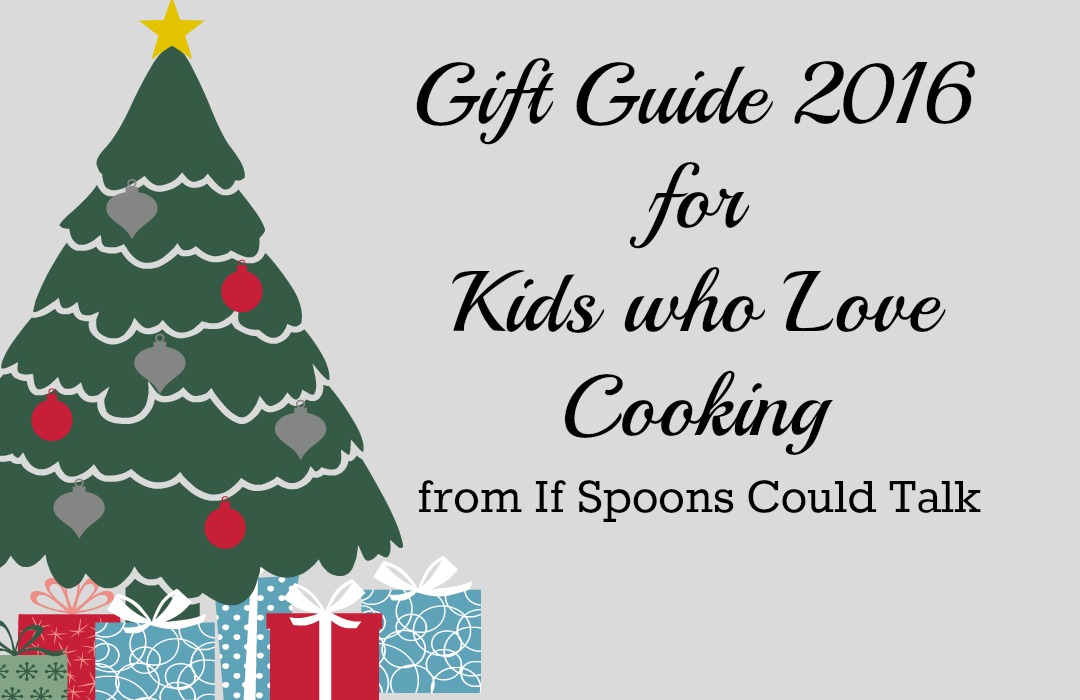 Gift ideas for kids who like to cook. Fun and easy ideas to encourage children to explore in the kitchen.
